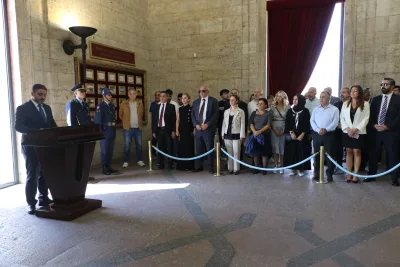 Anıtkabir Ziyareti etkinliğinden bir kare