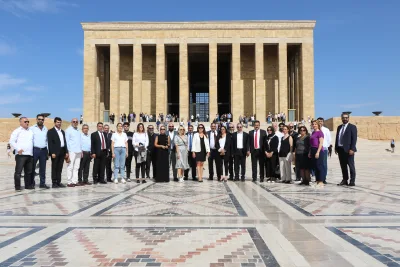 Anıtkabir Ziyareti etkinliğinden bir kare